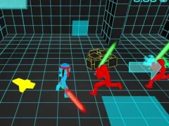 Spill Stickman Neon Sword Fighting online