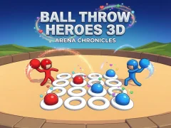 Spill Ball Throw Heroes 3D online