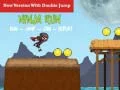 Spill Ninja Løp Dobbelthopp online Spill Ninja Løp Dobbelthopp online