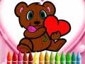 Spill Fargelegge Dyr til Valentinsdag online