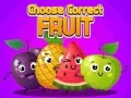 Spill Vel riktig frukt online Spill Vel riktig frukt online