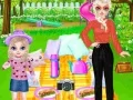 Spill Prinsessefamilie Piknik Dag online Spill Prinsessefamilie Piknik Dag online