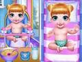 Spill Prinsesse Nyfødte Tvillingbabypleie online