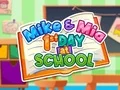Spill Mike og Mia: Første Dag på Skolen online Spill Mike og Mia: Første Dag på Skolen online