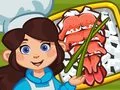 Spill Kjempe Sushi Sammenføyningsmester online Spill Kjempe Sushi Sammenføyningsmester online