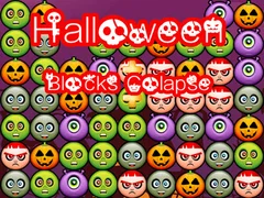 Spill Halloween Blokk Kollaps online