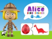 Spill Verden av Alice Dino Farger online Spill Verden av Alice Dino Farger online