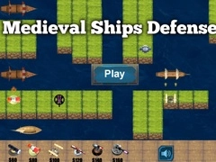 Spill Medieval Ships Defense online