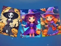 Spill Skummelt Halloween Puslespill online