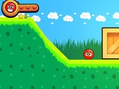Spill Rød Ball Ruller online Spill Rød Ball Ruller online