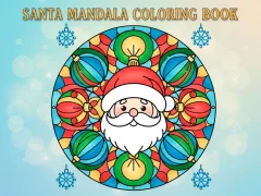 Spill Santa Mandala fargebok online