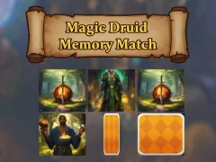 Spill Magic Druid Memory Match online