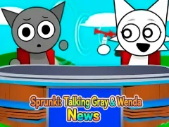 Spill Sprunki: Talking Grey og Wenda News online