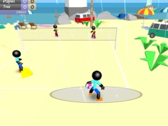Spill Stickman Beach Volleyball online