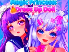Spill Magic Princess Dress Up Doll online