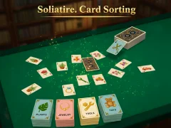 Spill Solitaire sortering online