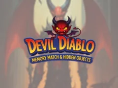 Spill Devil Diablo Memory Match og skjulte objekter online