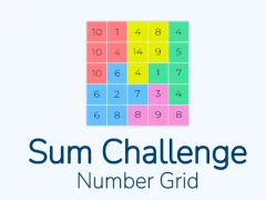 Spill Sum Challenge Number Grid online