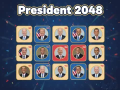 Spill President 2048 online