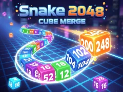Spill Snake 2048: Cube Merge online