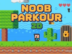 Spill Noob Parkour 2D online