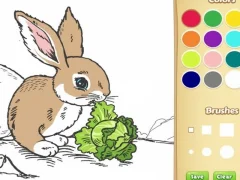 Spill Bunny Coloring Book for Kids online