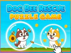 Spill Dog Bee Rescue Puzzle Game online