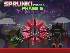 Spill Sprunki Phase 5: The Blackened Killer online