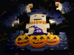 Spill 3D Halloween-stikksag online Spill 3D Halloween-stikksag online