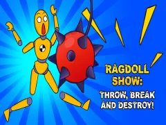Spill Ragdoll Show: Kast, bryte og ødelegge! online