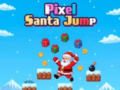 Spill Pixel Santa Jump online