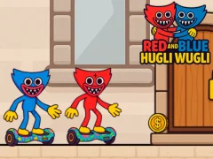 Spill Rød og blå Hugli Wugli online