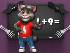 Spill Halloween Tom Math Challenge online Spill Halloween Tom Math Challenge online