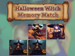 Spill Halloween Witch Memory Match online
