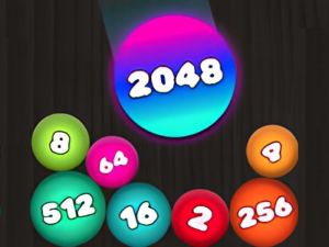 Spill 2048 Puzzle: Koble til ballene online