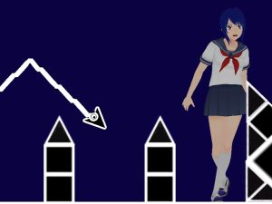 Spill Space Geometry Dash Waves online