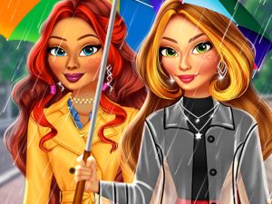 Spill Super jenter mine regnfulle dagsantrekk online