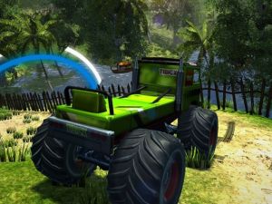 Spill Realistisk monsterbil Offroad Simulator online