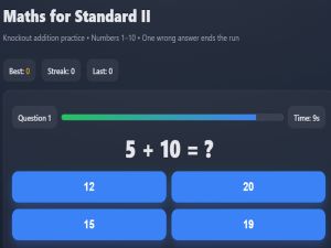 Spill Matematikk for standard II online
