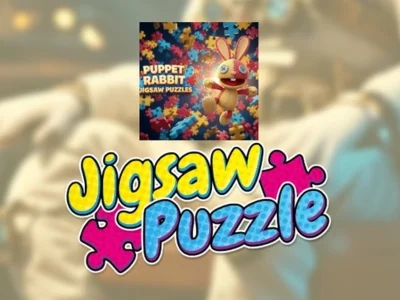 Spill Puppet Rabbit Jigsaw Puslespill online Spill Puppet Rabbit Jigsaw Puslespill online