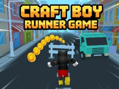 Spill Craft Boy Runner Game online Spill Craft Boy Runner Game online
