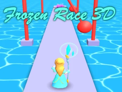 Spill Frozen Race 3D online