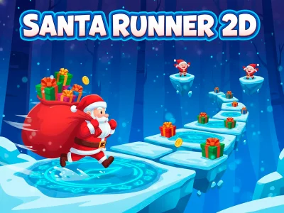 Spill Santa Runner 2D online