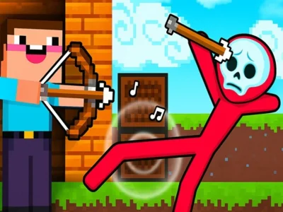 Spill Noob Archer vs Stickman Zombie online