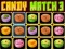 Spill Candy Match 3 online