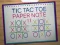 Spill Tic Tac Toe Papir Notat 2 online