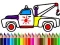 Spill Tilbake til skole: Truck Malebok online