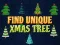 Spill Finn det unike juletreet online