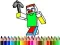 Spill Tilbake til skolen: Minecraft Fargelegging online