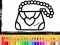 Spill Jentenes Veske Fargeleggingsbok online